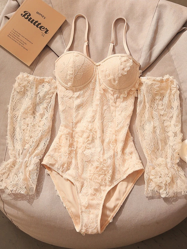 Calia Embroidery Bustier Bodysuit
