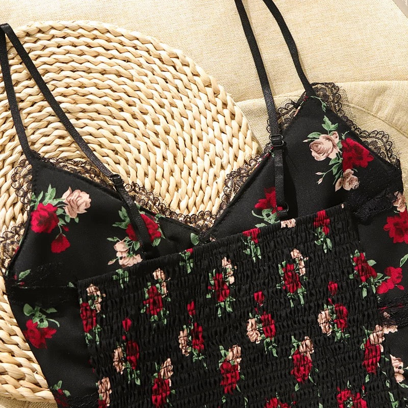 Marlie Lace Trim Tank